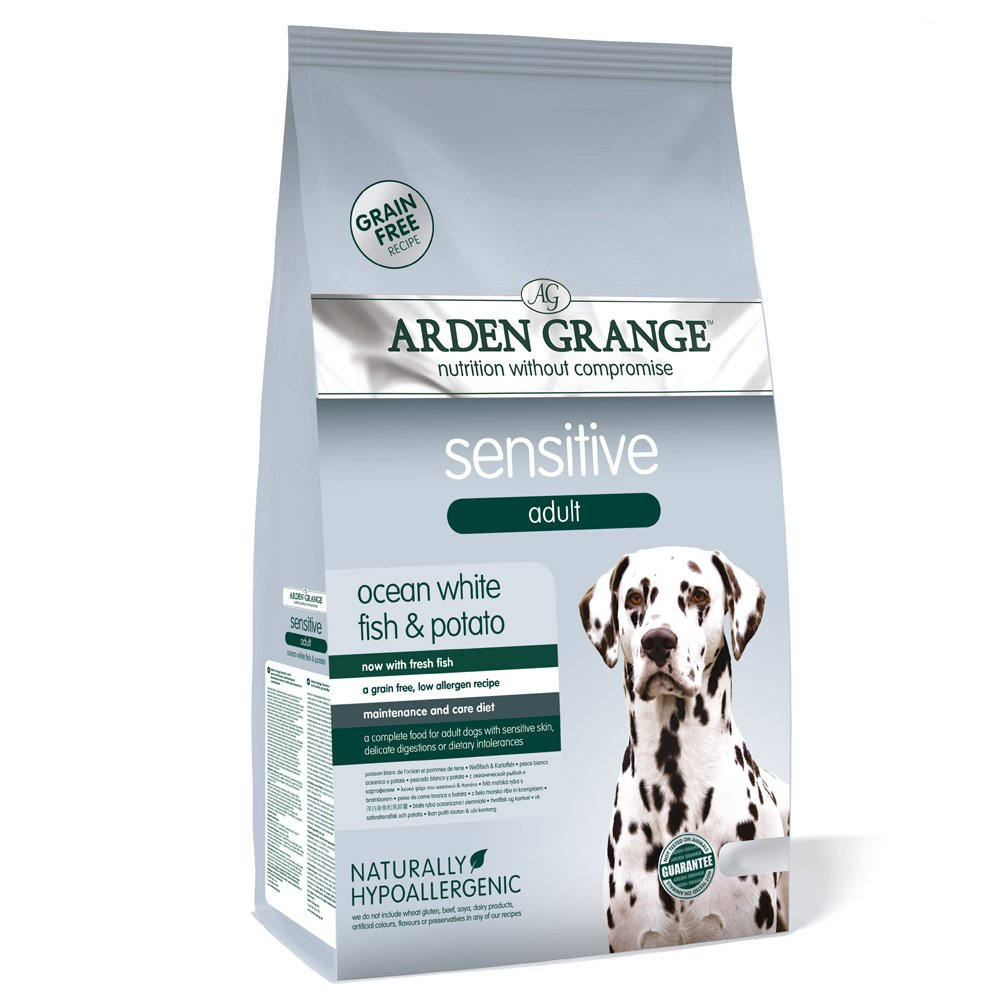 Arden Grange Sensitive Adult Ocean White Fish & Potato Dry Dog Food