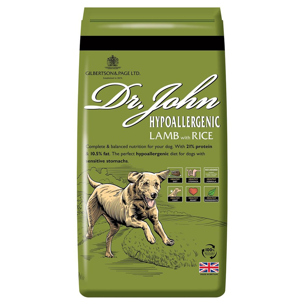 Dr. John Hypoallergenic Lamb with Rice Dry Dog Food