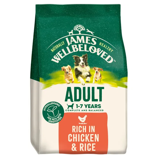 James Wellbeloved Adult Chicken & Rice Dog Food