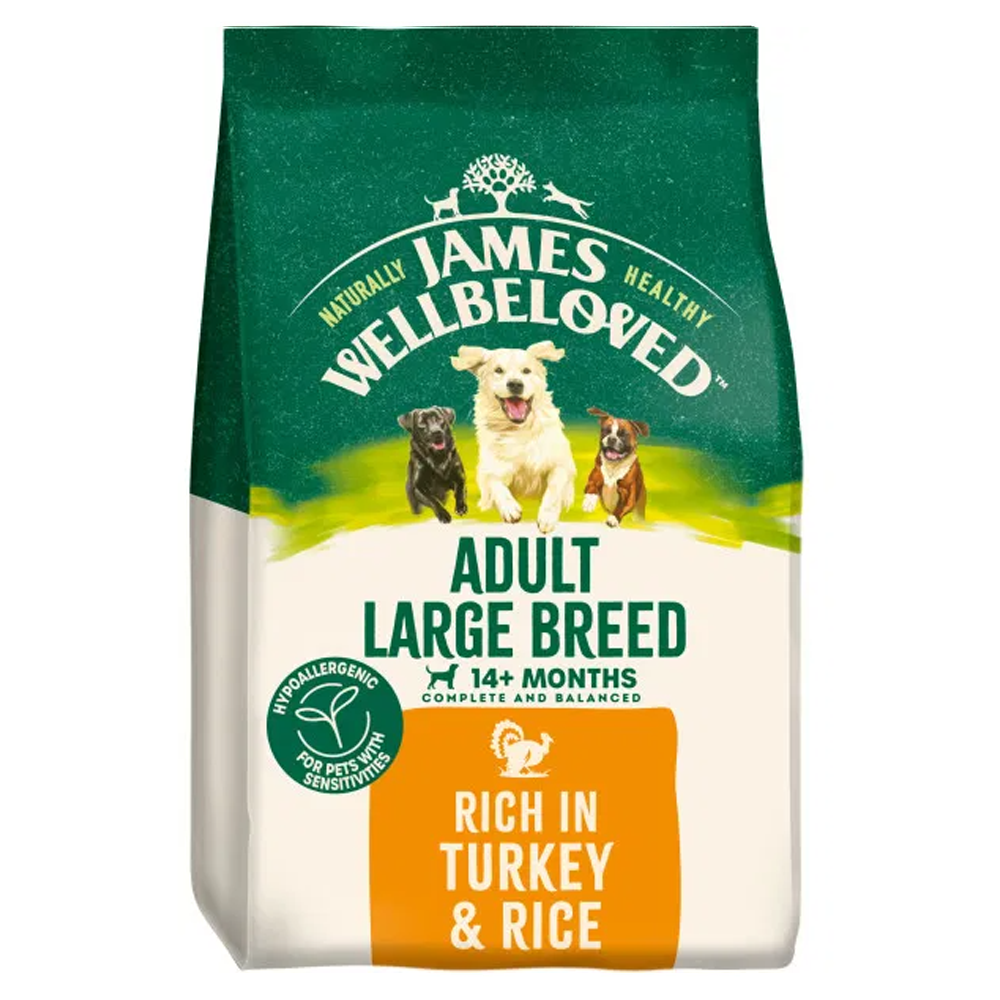 James Wellbeloved Adult Large Breed Turkey & Rice Dog Food