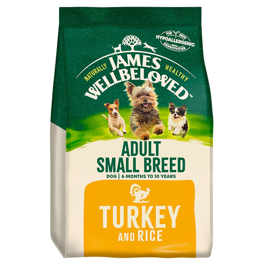 James Wellbeloved Adult Small Breed Turkey & Rice Dog Food
