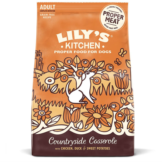 Lily's Kitchen Countryside Casserole with Chicken, Duck & Sweet Potatoes