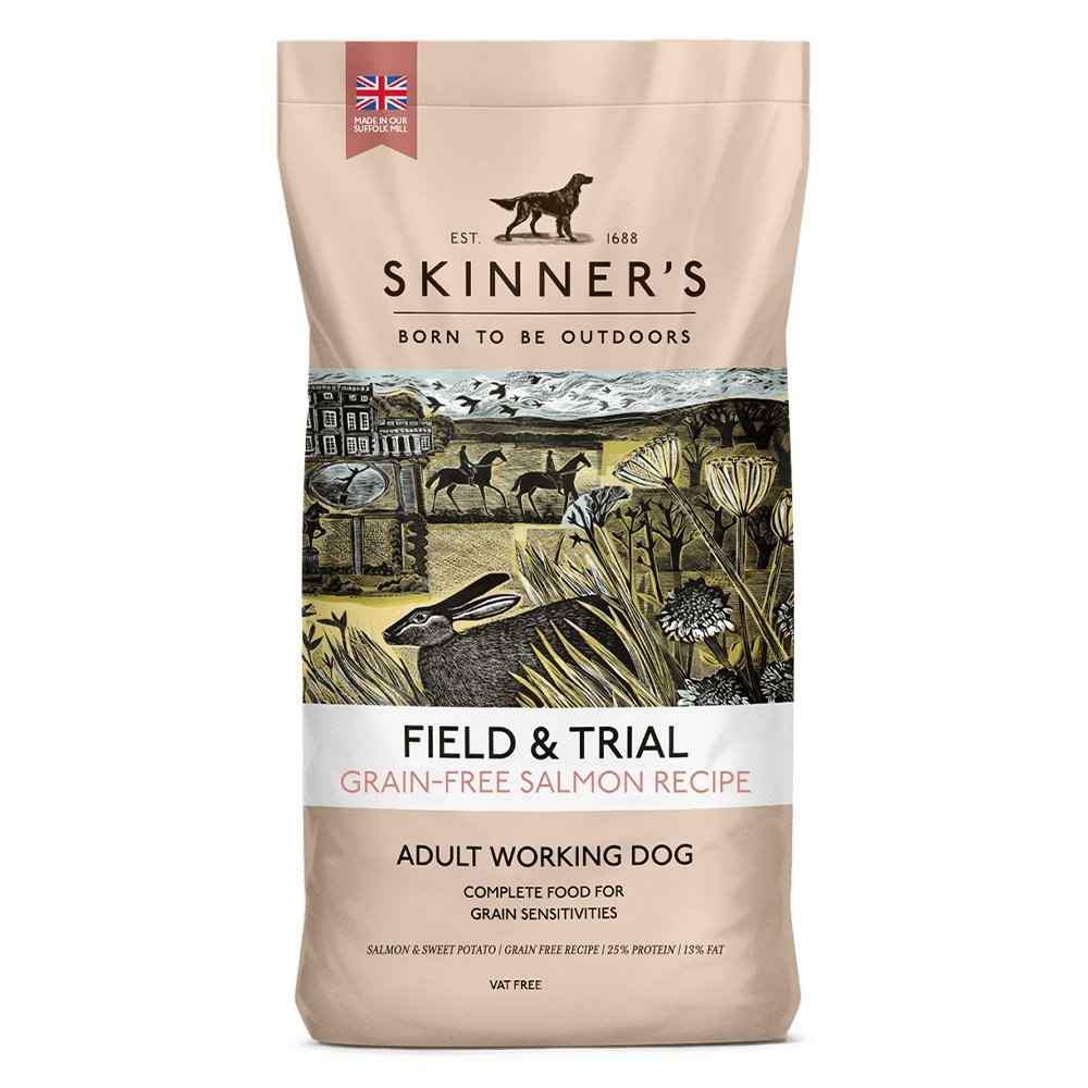 Skinner's Field & Trial Grain-Free Salmon & Sweet Potato Adult Working Dog Food